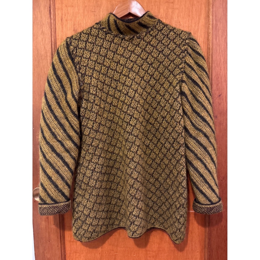 Emanuel‎ Ungaro Parallele Paris vintage sweater Medium knit wool tunic 90s retro